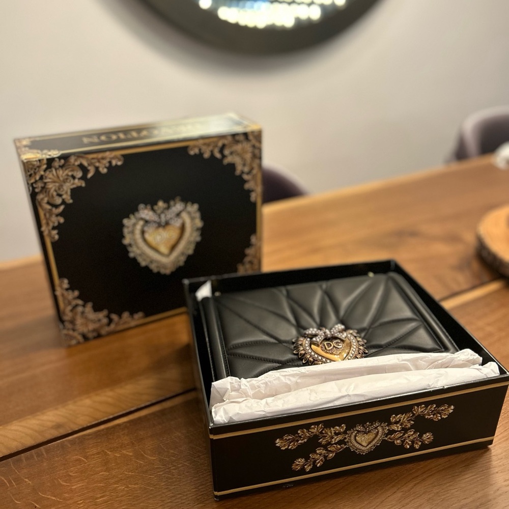 Dolce & Gabbana Large Devotion Bag in Quilted Nappa Leather